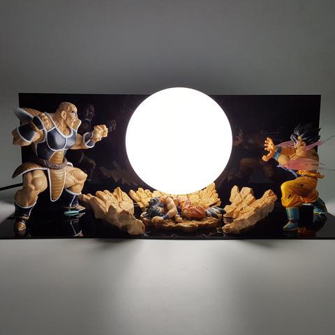 Lampe Dragon Ball Z Goku vs Nappa