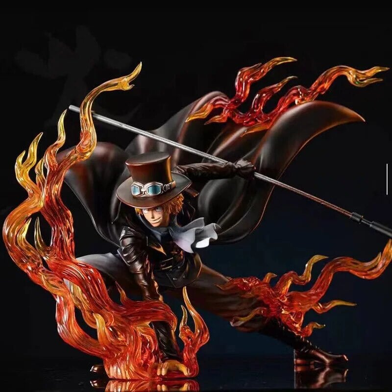 Figurine One Piece Sabo Enflammé