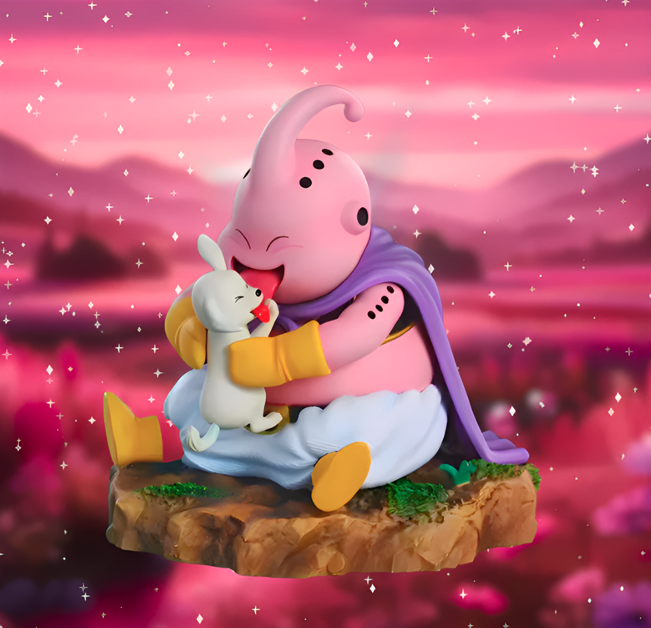 Figurine Dragon Ball Buu et son Chien