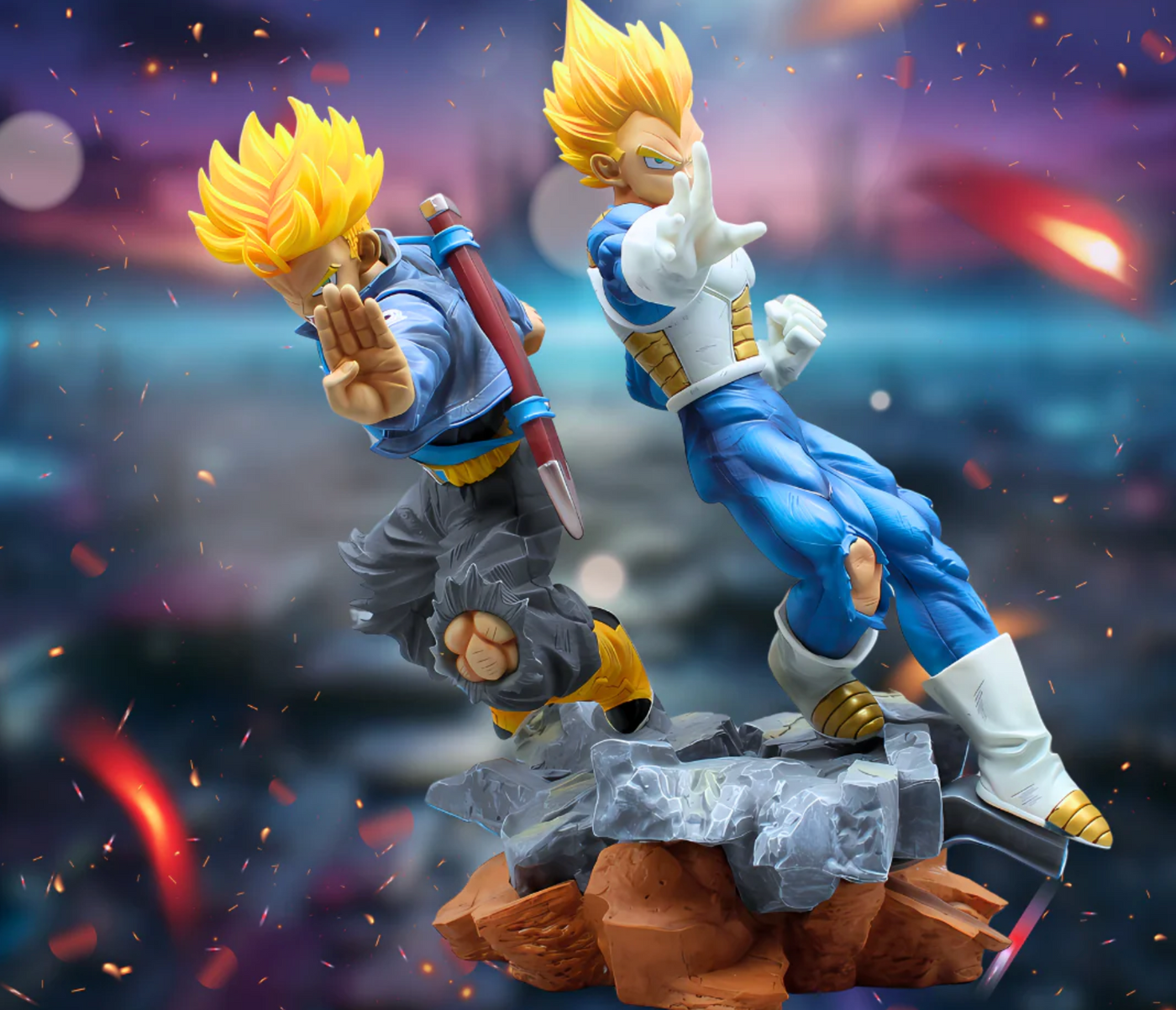 Figurine Dragon Ball Vegeta & Trunks