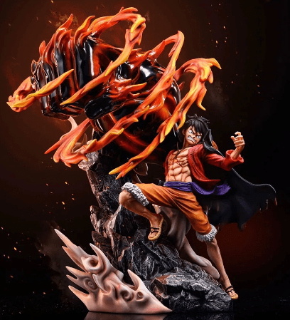 Figurine One Piece Luffy Fire Karma