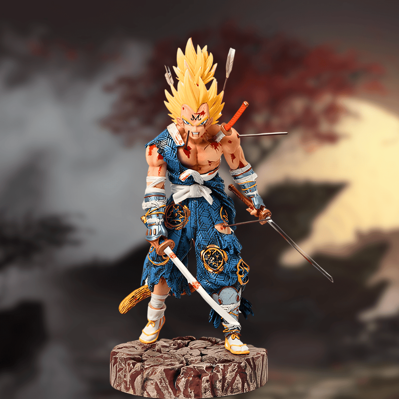 Figurine Dragon Ball Majin Vegeta Samurai