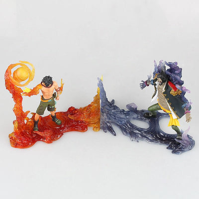 Figurine Ace vs Barbe Noire - One piece