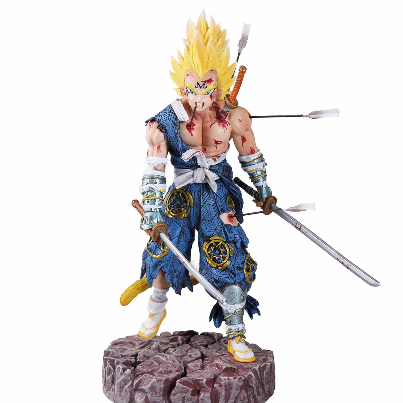 Figurine Vegeta 30cm guerrier japonais - Dragon Ball Z