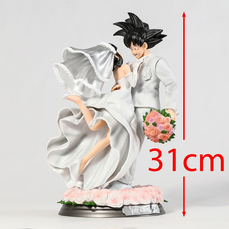 Figurine Son Goku & Chichi Mariage