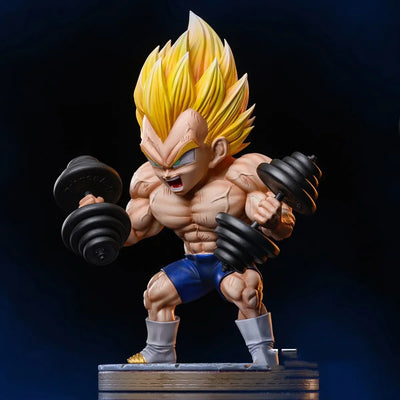 Figurine Entraînement Fitness Goku Gohan Vegeta Trunks