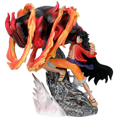 Figurine One Piece Luffy Fire Karma