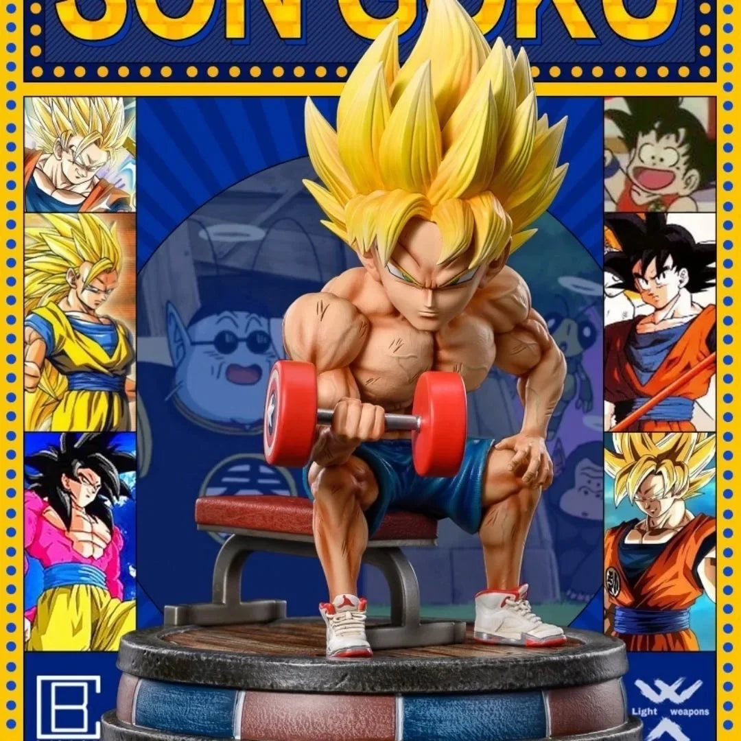 Figurine Entraînement Fitness Goku Gohan Vegeta Trunks