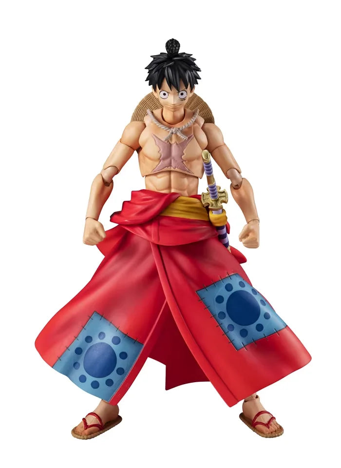 Figurine One Piece Luffy Wano Articulé