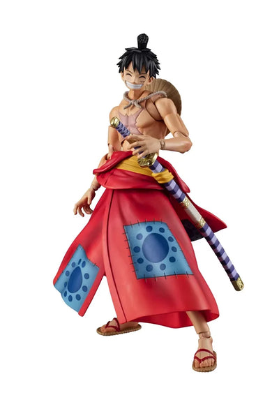 Figurine One Piece Luffy Wano Articulé