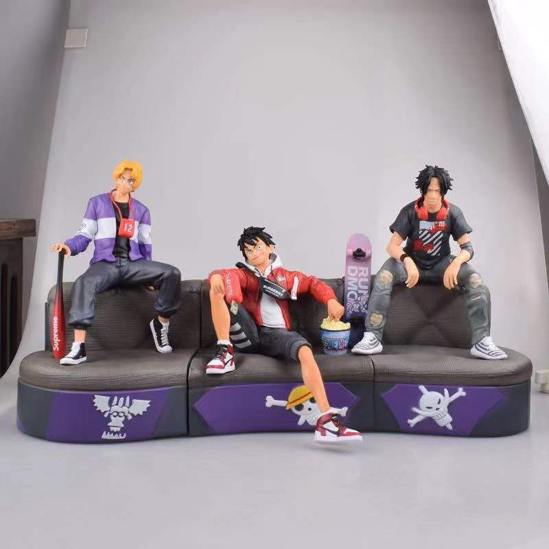 Figurine One Piece les 3 Frères