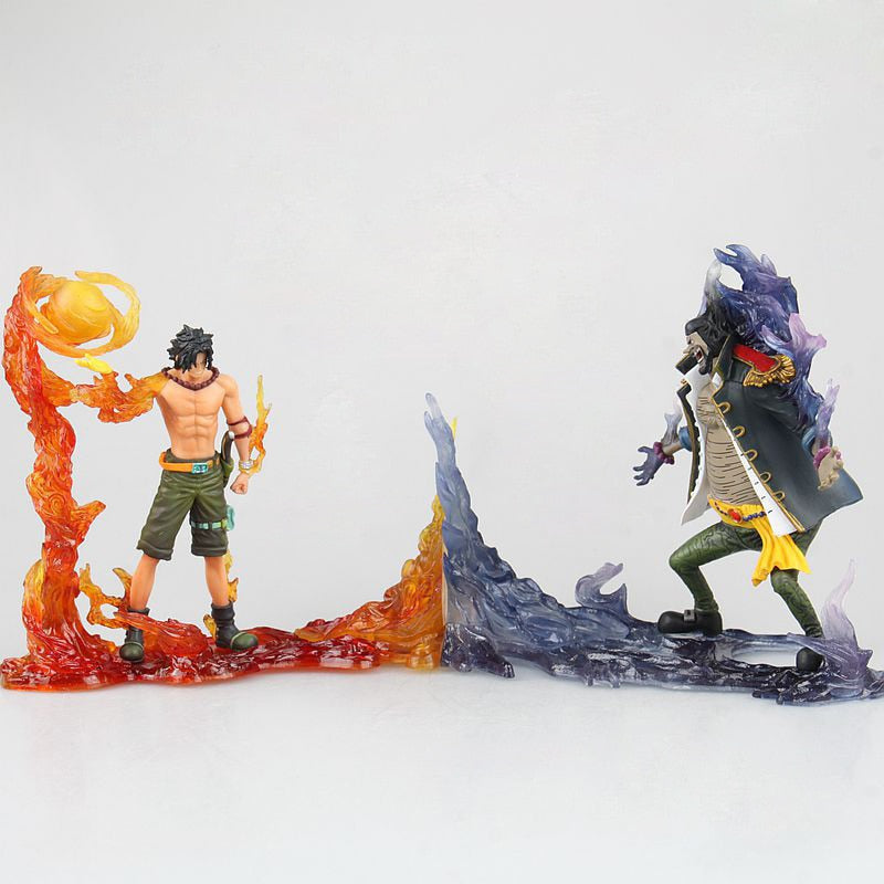 Figurine Ace vs Barbe Noire - One piece