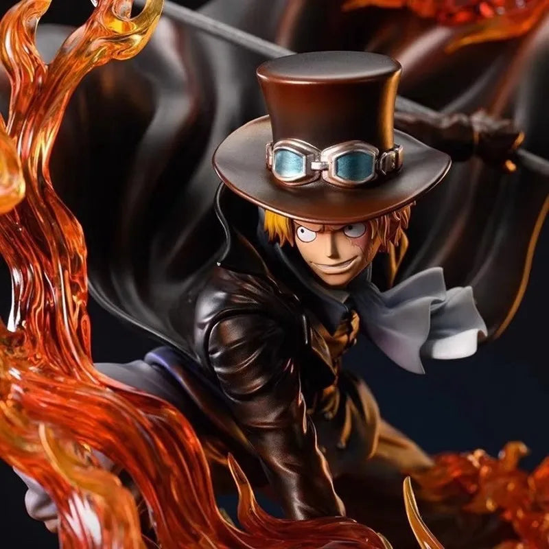 Figurine One Piece Sabo Enflammé