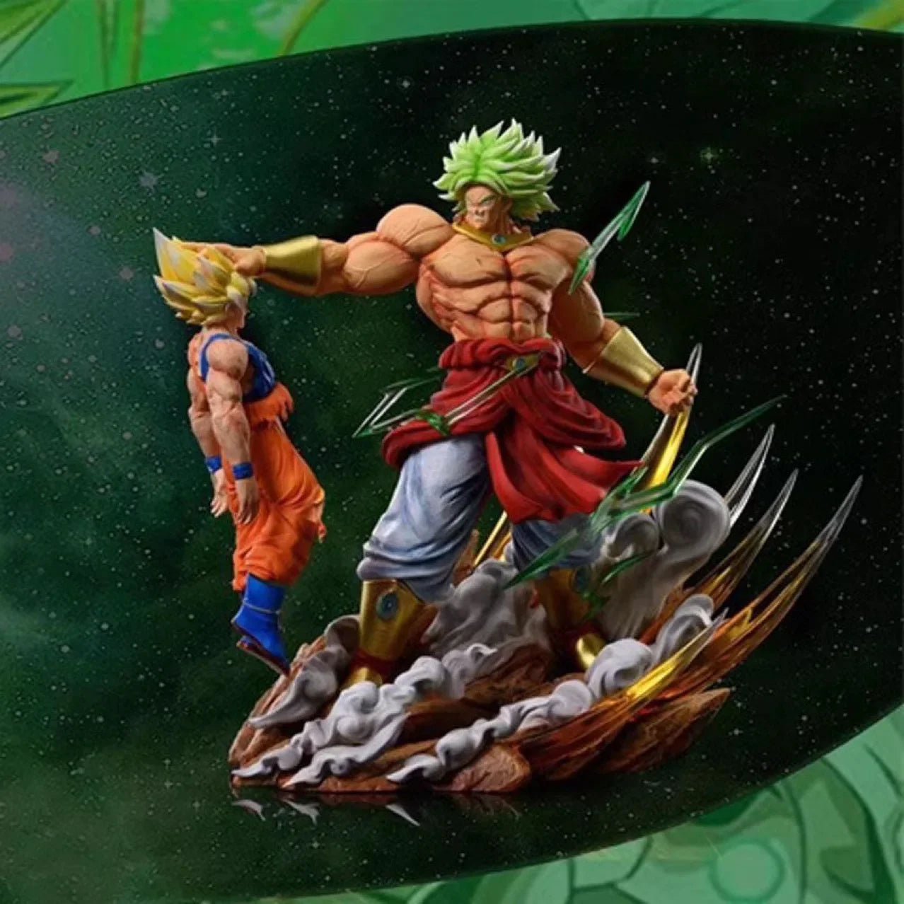 Figurine Broly Vs Goku - Dragon Ball Z Super