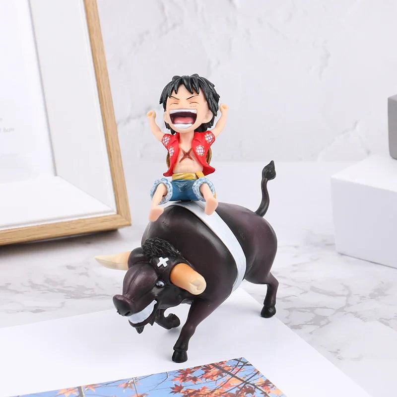 Figurine One Piece Luffy Rodéo