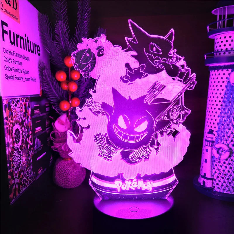 Lampe LED Pokémon - Ectoplasma