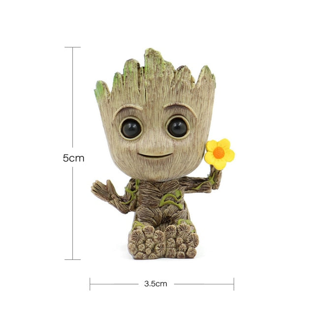 Figurine Pot de fleur bébé Groot Marvel