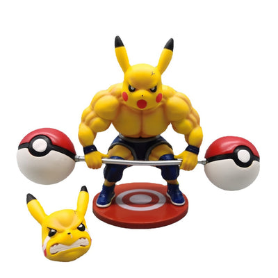 Figurine Pikachu Musclé