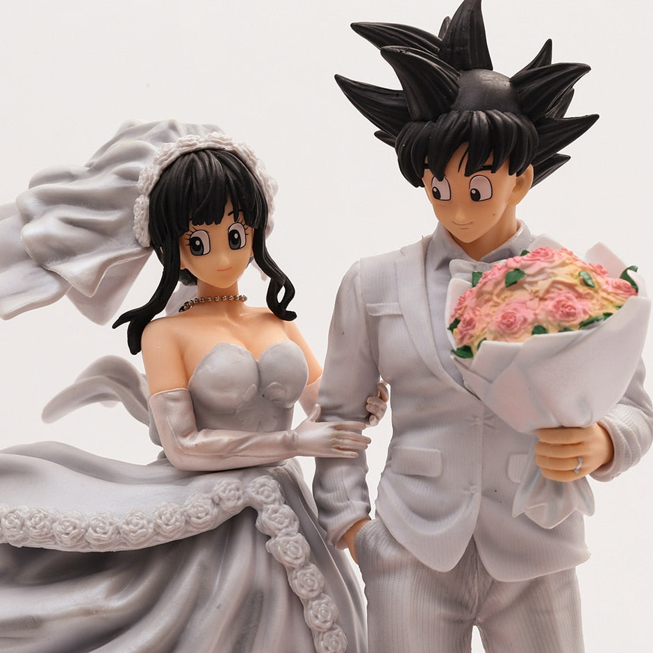 Figurine Son Goku & Chichi Mariage