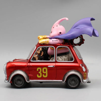 Figurine gros Buu et Satan voiture - Dragon Ball Z