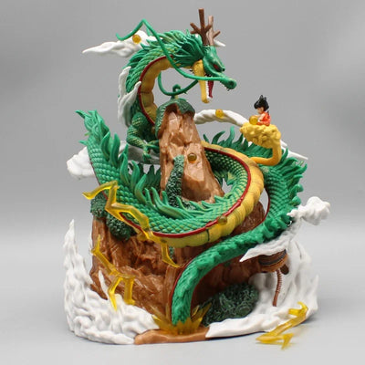 Figurine Shenron et Goku montagne - Dragon Ball Z