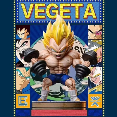 Figurine Entraînement Fitness Goku Gohan Vegeta Trunks