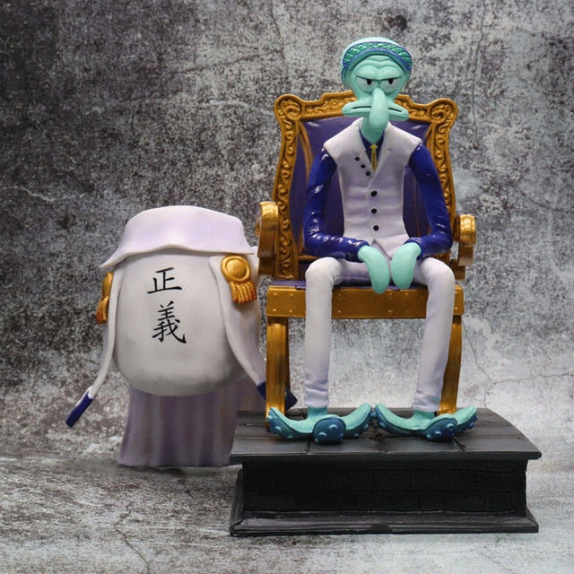 Figurines One Piece x Bob l'éponge