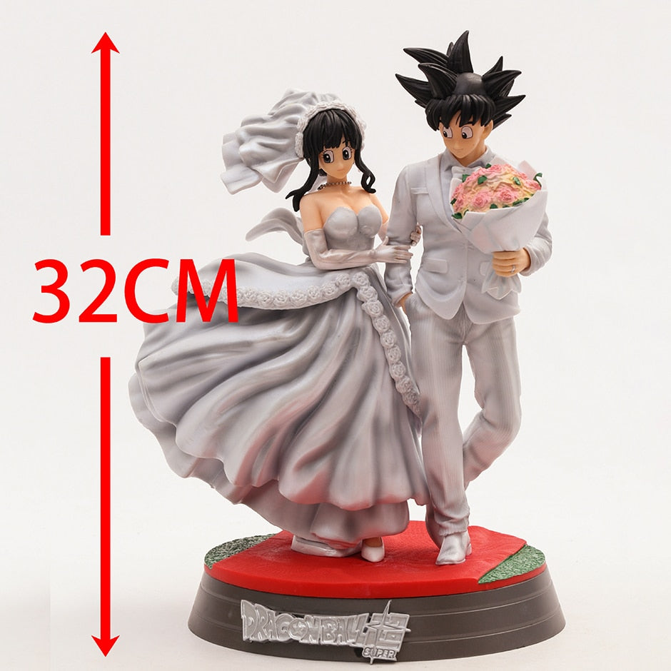 Figurine Son Goku & Chichi Mariage