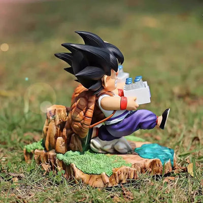 Figurine Sangoku et Krillin livraison lait 15cm