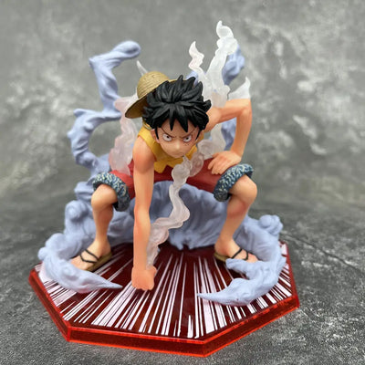 Figurine One Piece Luffy Gear 2 en Action