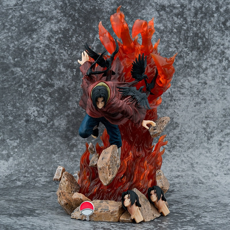 Figurine Itachi Uchiwa Corbeau