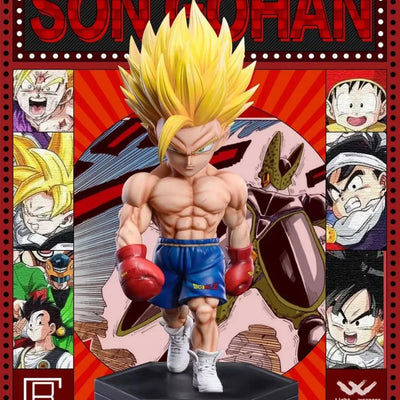 Figurine Entraînement Fitness Goku Gohan Vegeta Trunks