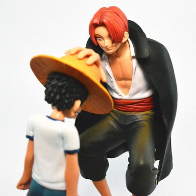 Figurine Shanks le Roux avec Monkey D Luffy - One Piece™