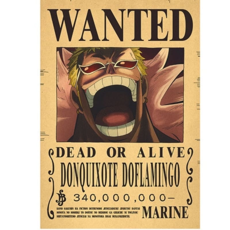 Poster Wanted Doflamingo - One Piece™