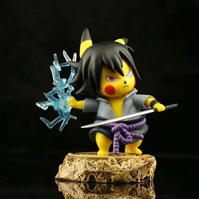 Figurine Pokémon Pikachu Sasuke Uchiha