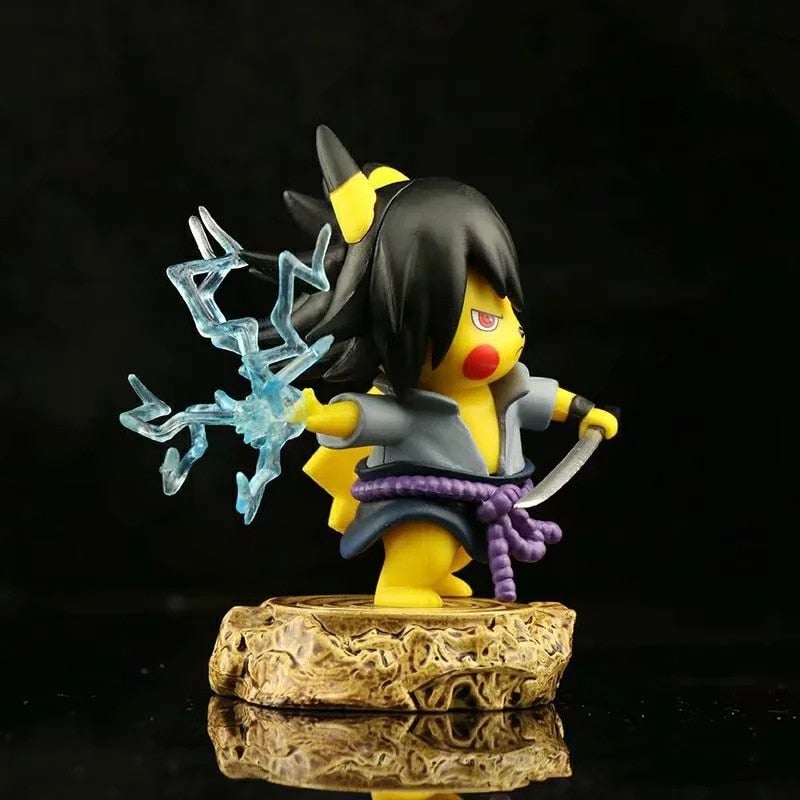 Figurine Pokémon Pikachu Sasuke Uchiha