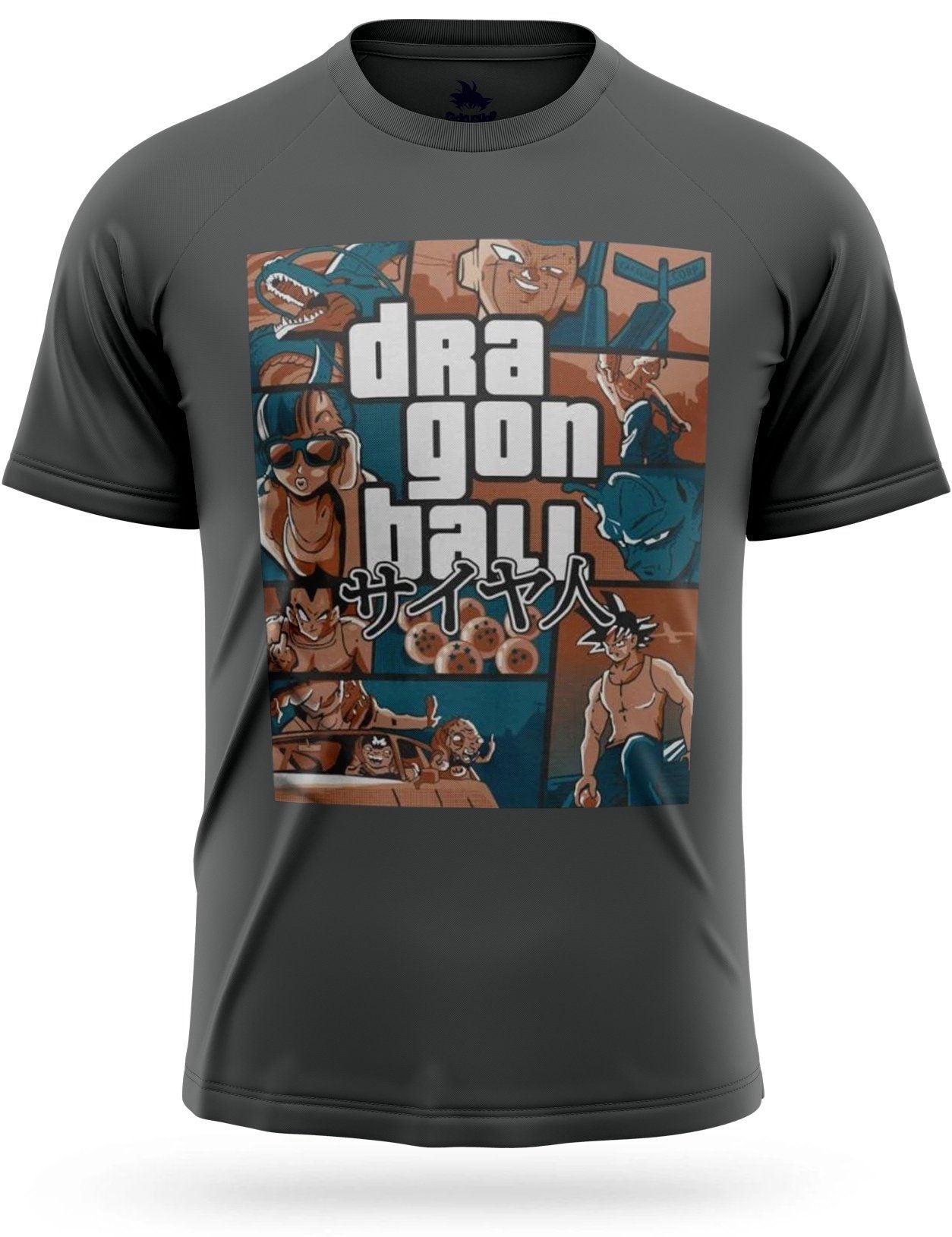 T-Shirt Dragon Ball Z Grand Theft Auto (GTA)