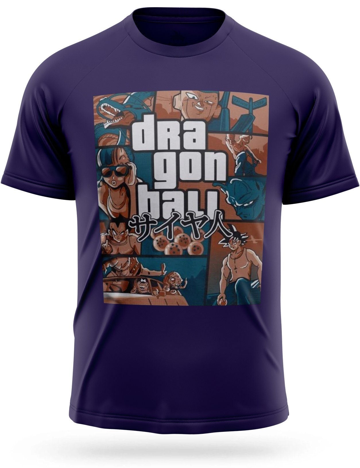 T-Shirt Dragon Ball Z Grand Theft Auto (GTA)