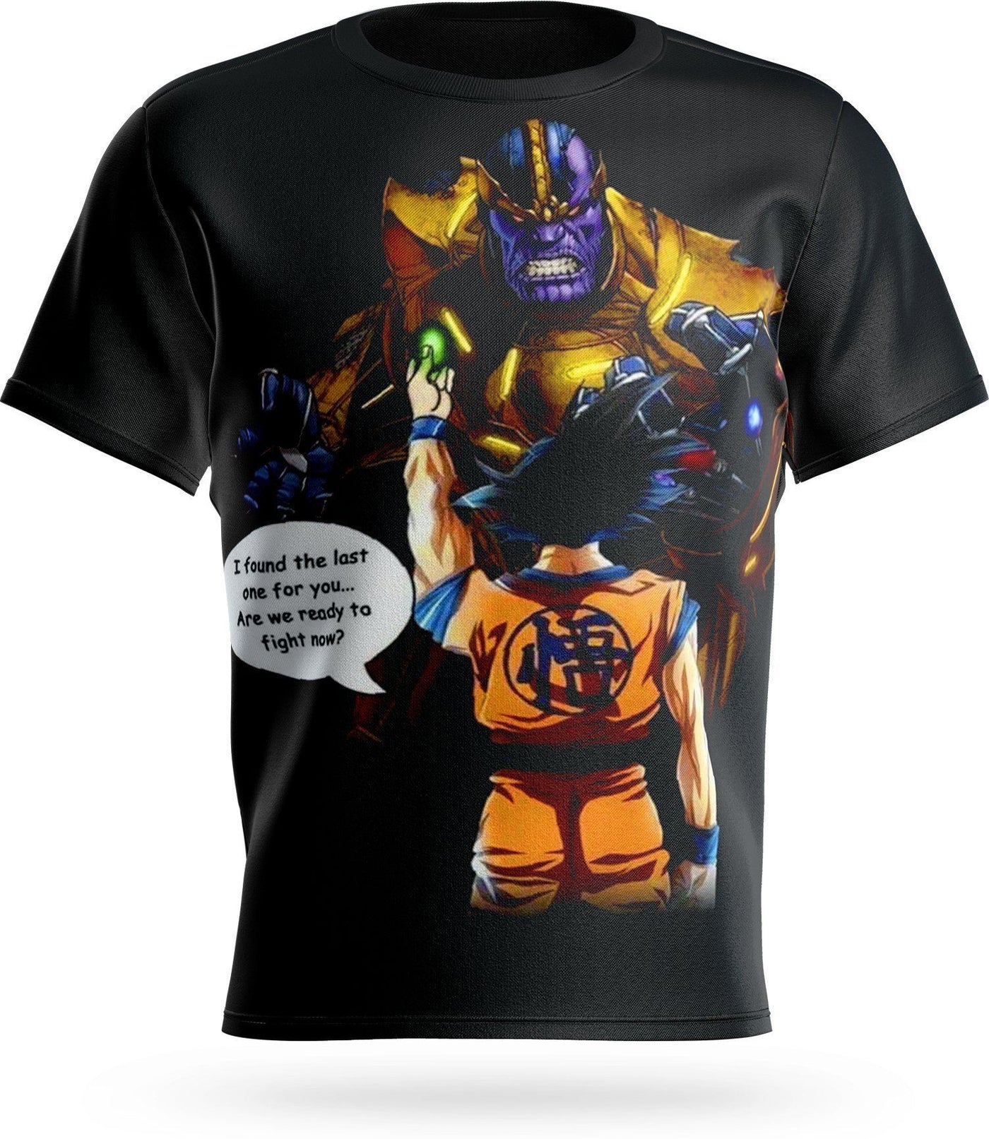 T-Shirt Dragon ball Goku vs Thanos