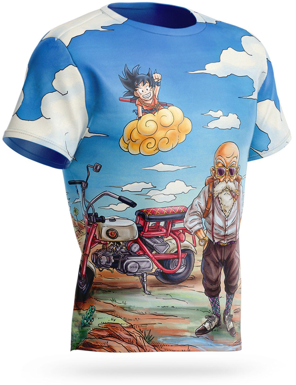 T-Shirt Dragon Ball Z Goku & Kame Sennin