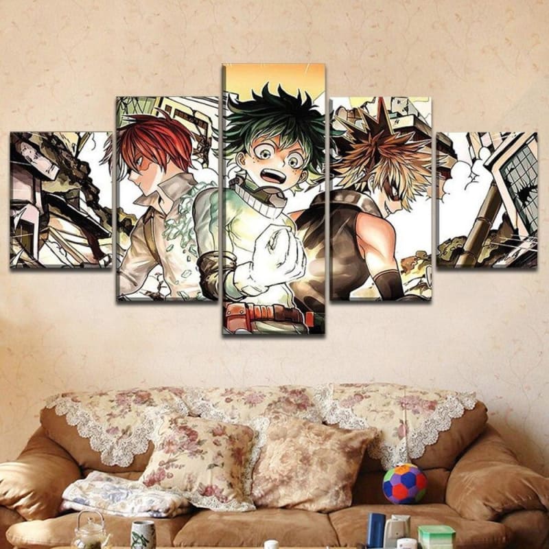 Tableau Shoto, Izuku et Bakugo - My Hero Academia™