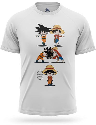 T-Shirt Dragon Ball Z Fusion Goku Luffy