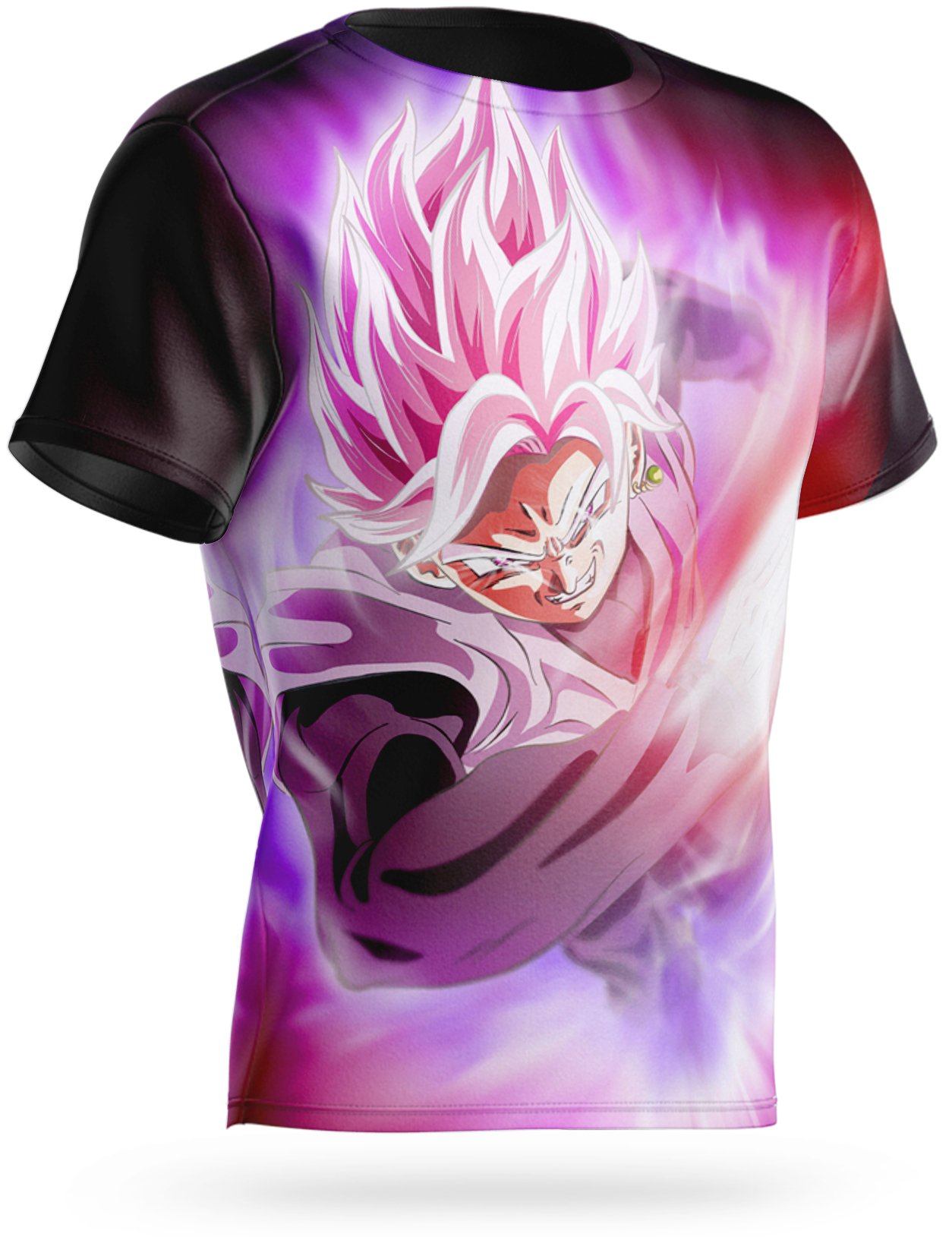 T-Shirt Dragon Ball Super Goku Black Rosé Combat