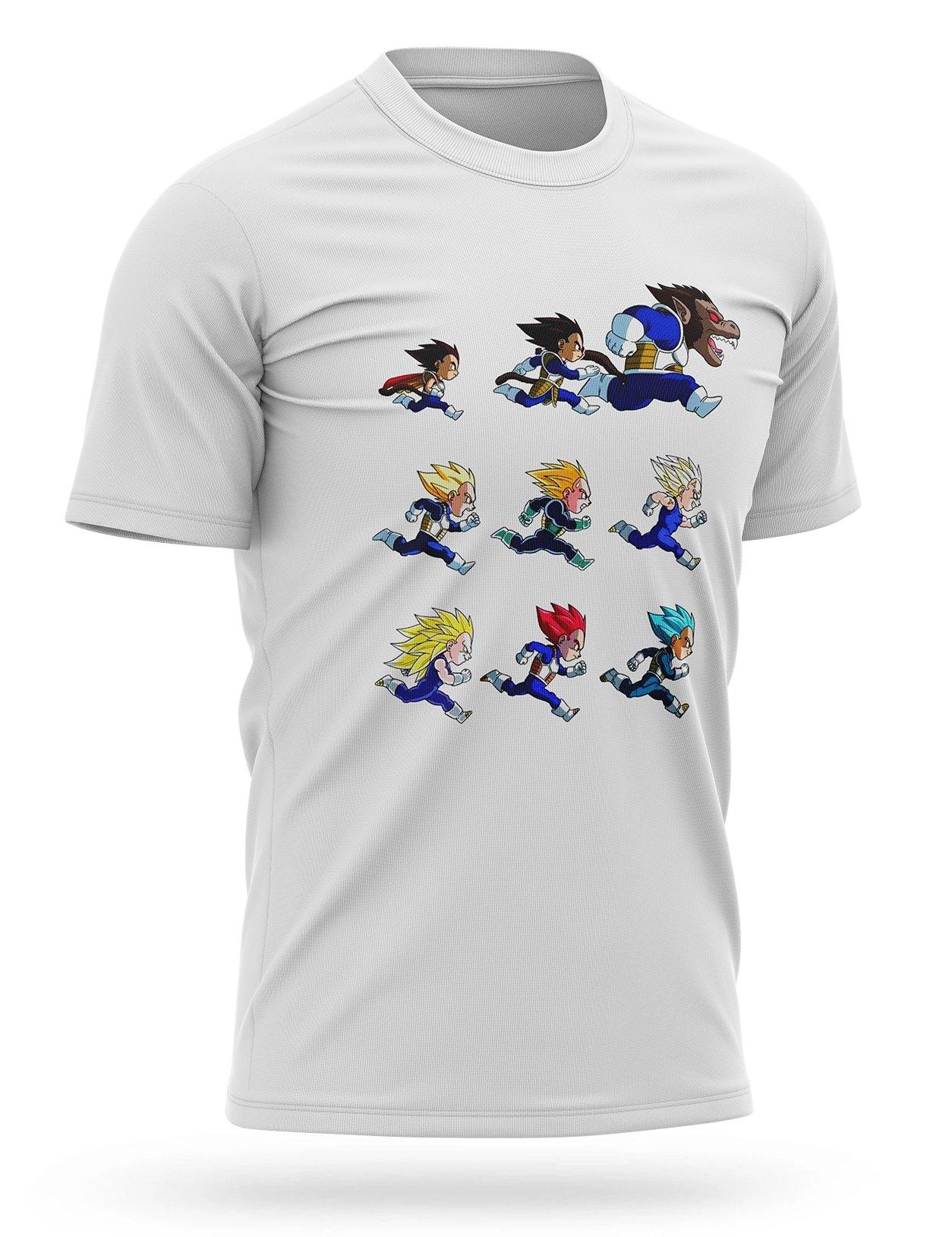 T-Shirt Dragon Ball Transformations Vegeta